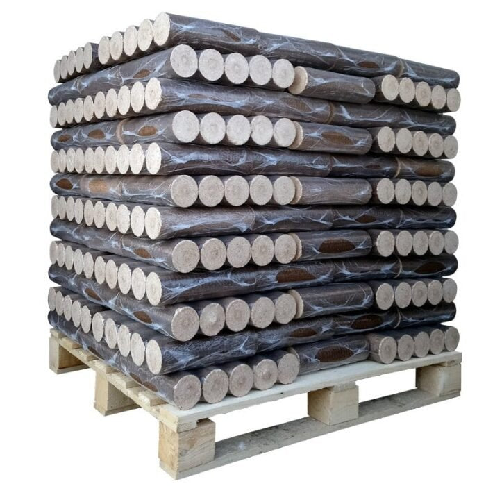Pressholzscheite – 100 % Laubholz – Palette mit 960 kg