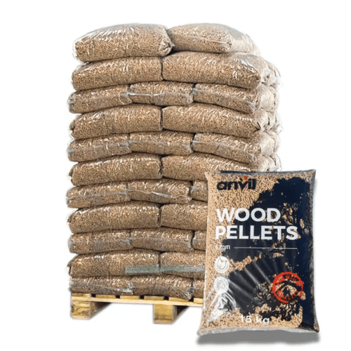 ANVIL Holzpellets – Palette mit 70 Säcken à 15 kg – ENplus A1